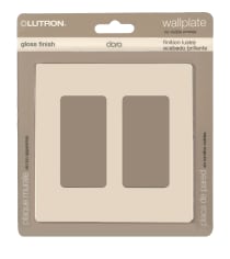 CLARO 2 GANG WALLPLATE AL - 96-223