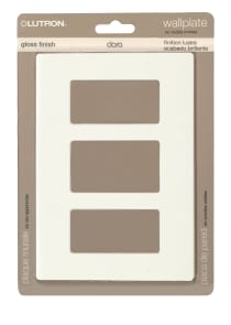 CLARO 3 GANG WALLPLATE WH - 96-321