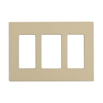 CLARO 3 GANG WALLPLATE AL - 96-323