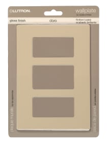 CLARO 3 GANG WALLPLATE AL - 96-323