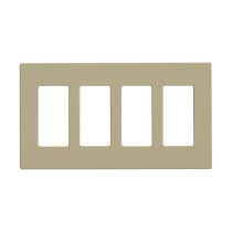 CLARO 4 GANG WALLPLATE IV - 96-422