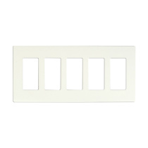 CLARO 5 GANG WALLPLATE WH - 96-521