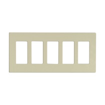 CLARO 5 GANG WALLPLATE AL - 96-523