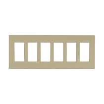 CLARO 6 GANG WALLPLATE IV - 96-622