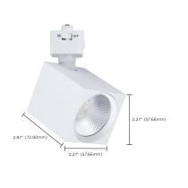 8W SQUARE D2W 6CCT WHITE 48' - JH5054