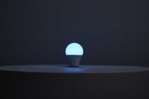 A19/10W/LED/RGBTW/SF - S11100