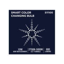 A19/10W/LED/RGBTW/SF - S11100