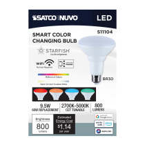 BR30/9.5W/LED/RGBTW/SF - S11104