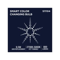 BR30/9.5W/LED/RGBTW/SF - S11104