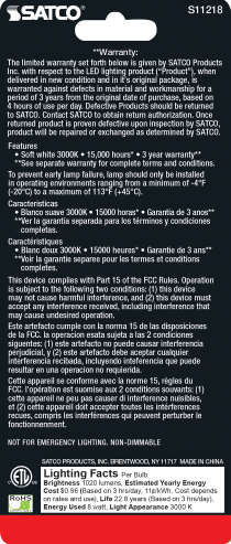 8T10/LED/HL/30K/FR/ND/CD - S11218