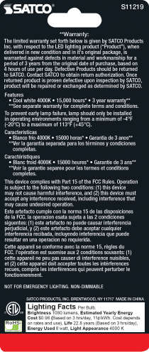 8T10/LED/HL/40K/FR/ND/CD - S11219