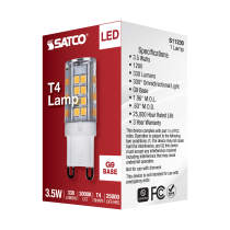 3.5W/LED/G9/830/CL/120V/ND - S11230