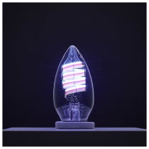 B11/4W/LED/RGBTW/CL/E26 - S11243