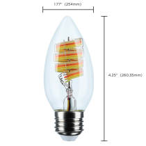 B11/4W/LED/RGBTW/CL/E26 - S11243