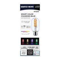 T14/5.5W/LED/RGBTW/SF/CL/E26 - S11244