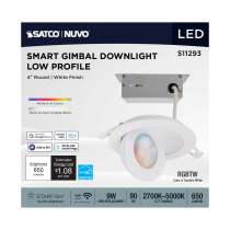 9WLED/GBL/4/RGBW/RND/WH - S11293