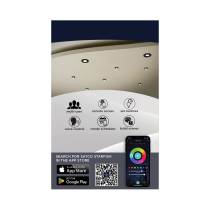 9WLED/GBL/4/RGBW/RND/WH - S11293