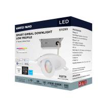 9WLED/GBL/4/RGBW/RND/WH - S11293