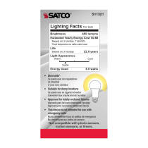 5.5A19/LED/930/120V/D - S11321