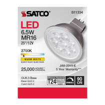 6.5MR16/LED/25'/927/12V - S11334