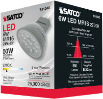 6MR16/LED/40'/827/24V AC/DC - S11340