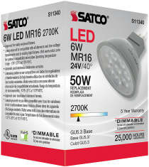 6MR16/LED/40'/827/24V AC/DC - S11340