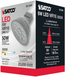 6MR16/LED/40'/830/24V AC/DC - S11341