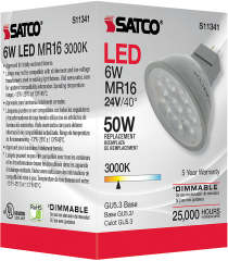 6MR16/LED/40'/830/24V AC/DC - S11341