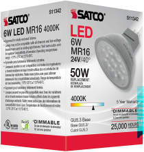6MR16/LED/40'/840/24V AC/DC - S11342
