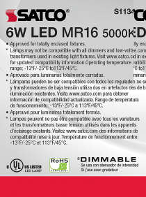 6MR16/LED/40'/850/24V AC/DC - S11343