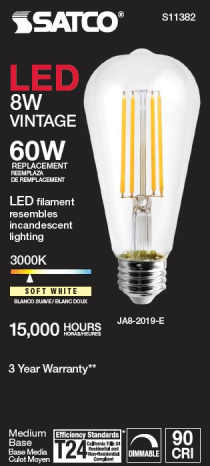 8ST19/LED/930/CL/120V - S11382