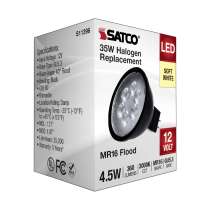 4.5MR16/LED/40'/830/12V/BLACK - S11396
