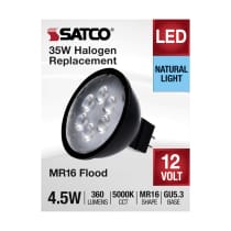 4.5MR16/LED/40'/850/12V/BLACK - S11397