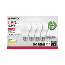 9.5A19/LED/830/120V/D/4PK - S11415