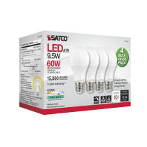 9.5A19/LED/840/120V/D/4PK - S11416