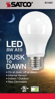 8A19/DUSK/DAWN/LED/27K - S11421
