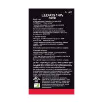 14A19/LED/830/120V/D/4PK - S11423