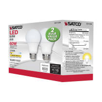 9.8A19/LED/827/ECO/ND/2PK - S11434