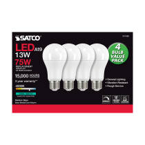 13A19/LED/840/120V/D/4PK - S11456