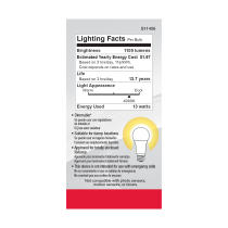 13A19/LED/840/120V/D/4PK - S11456