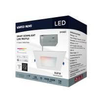 12WLED/DW/6/RGBTW/SQ/WH - S11563