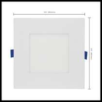 12WLED/DW/6/RGBTW/SQ/WH - S11563