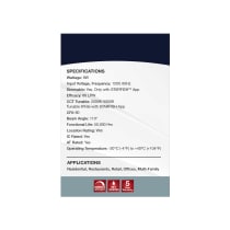 9WLED/DW/4/RGBTW/SQ/RD/WH - S11565