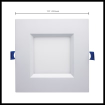 12WLED/DW/6/RGBTW/SQ/RD/WH - S11567