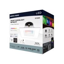 10.5WLED/RDL/4/RGBTW/SQ/WH - S11569