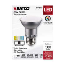 5.5PAR20/LED/5CCT/SP/120V - S11580