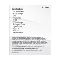 11PAR30LN/LED/5CCT/FL/120V - S11586