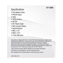 13.3PAR38/LED/5CCT/FL/120V - S11589