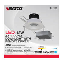 12WLED/DW/DNL3/930/RND/RD/WH - S11630