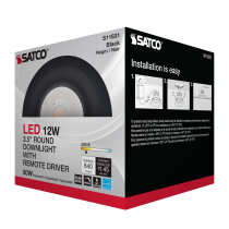 12WLED/DW/DNL3/930/RND/RD/BK - S11631